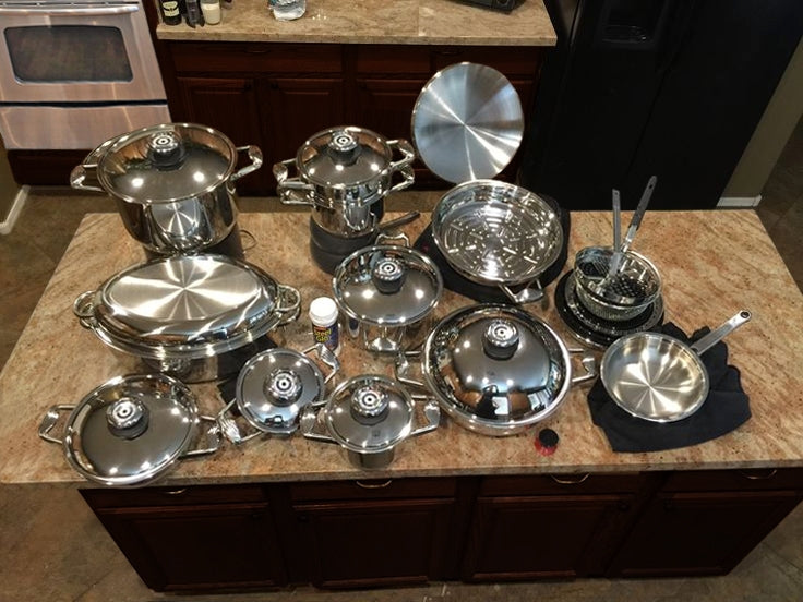 Professional Platinum 21-Piece Cooking System - tyentusa