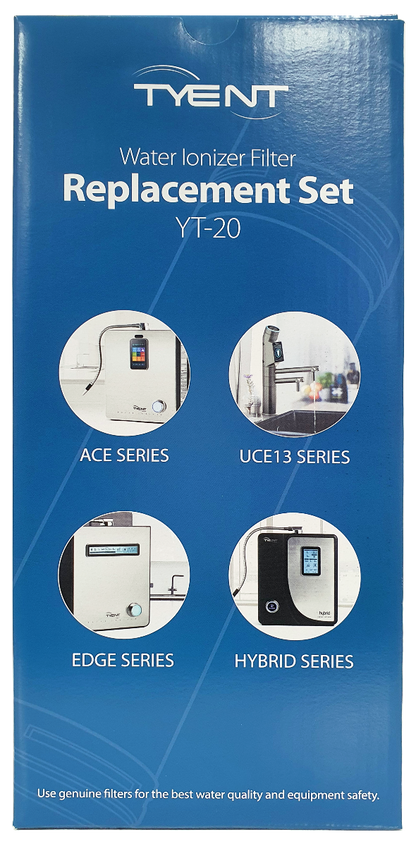 Tyent UCE-13 Dialapure Ultra Filter Set: Fits UCE-13 ONLY (does not fit 9 or 11-plate UCE) - tyentusa