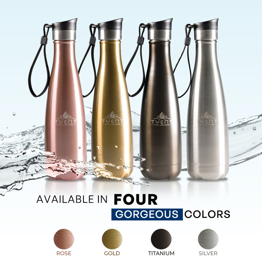 Tyent Contemporary Drinkware - 750ml Stainless Steel