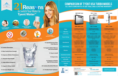 21 Reasons & Product Comparison 2-Sided Handout (25pk) - tyentusa