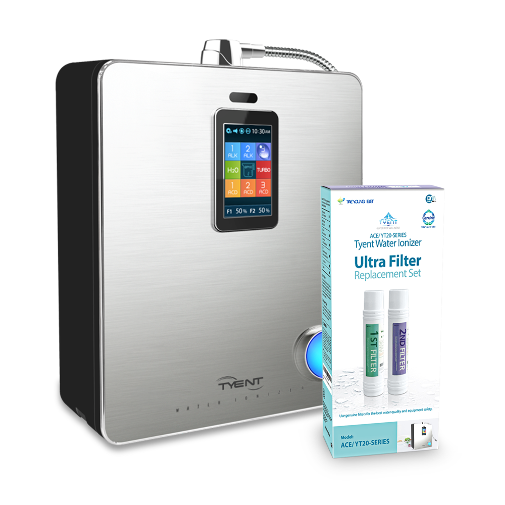 Tyent ACE Ultra Filter Set: Fits 11 & 13 Plate ACE Countertop Water Ionizers - tyentusa