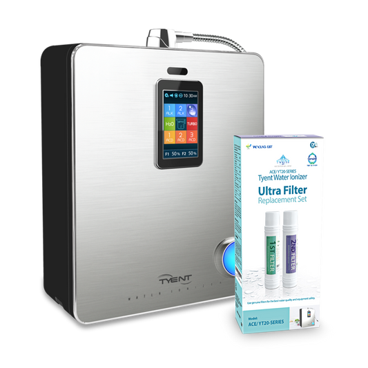 Tyent ACE Ultra Filter Set: Fits 11 & 13 Plate ACE Countertop Water Ionizers - tyentusa