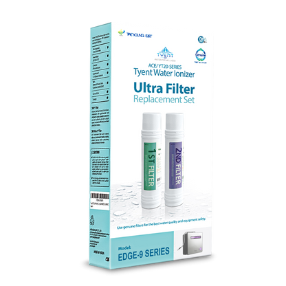 Tyent Edge-9000T Ultra Filter Set: Fits Edge-9000T Countertop Water Ionizer - tyentusa