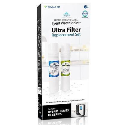 Tyent Hybrid Ultra Filter Set: Fits Hybrid Countertop Water Ionizer - tyentusa