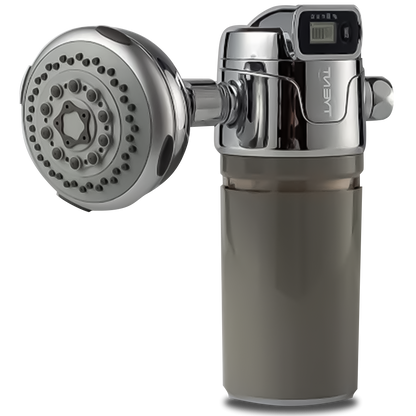 Tyent Shower Lux - Chrome & Gray w/ Massage Head - tyentusa
